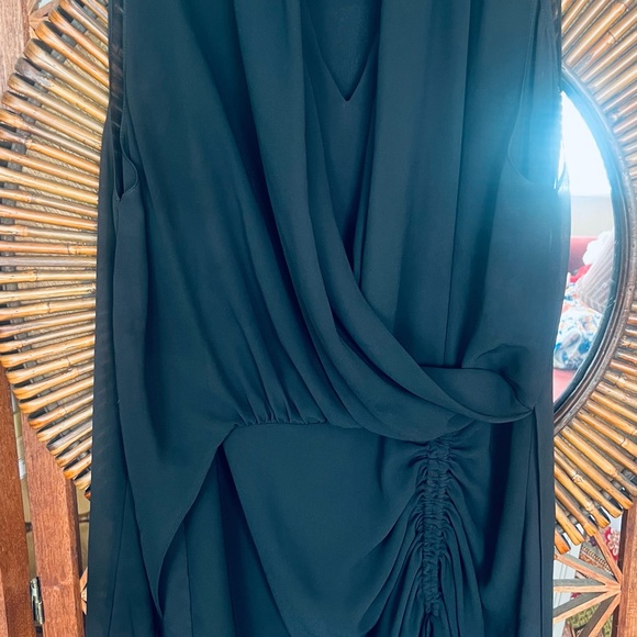 All Saints Draped & Rouched DropWaist LBD - Picture 2 of 7